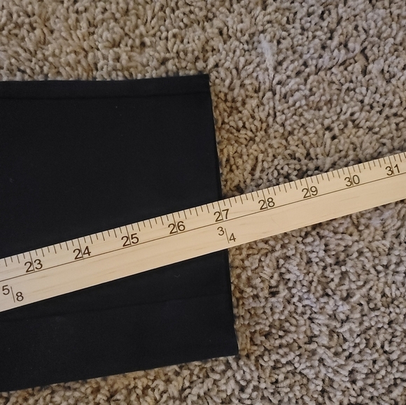 RAG & BONE ELASTIC WAIST SKINNY BLACK PANTS W BACK ZIPPER, SZ 10 - Picture 12 of 13